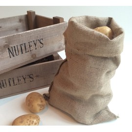Nutley's Strong & Durable Hessian Jute Potato Sacks 30cm x 45cm (Pack of 1)