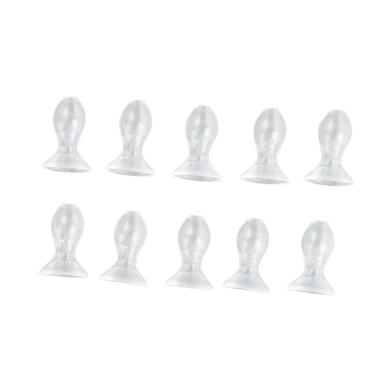10pcs Hearing Amplifier Dome Silicone Ear Tip Earplug Replacement Accessory