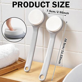 atnayo Back Applicator for Cream, 2 Pcs Long Handled Sponge for Applying Shower Gel, Skin Cream, Sunscreen