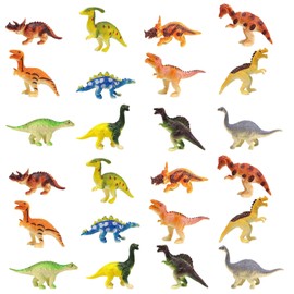 Pack of 12 Mini Dinosaur Figures, Dinosaur Figures Toy, Small Dinosaur Figures, Dinosaur Toy Set, Dinosaur Toy for Boys Girls Children's Birthday, Party Decoration