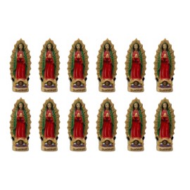 Virgen de Guadalupe  Mini 3 Inch Resin Figurines Imagen 12PCS Set 100PP New