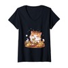 Womens Kawaii Anime Cat Dim Sum Bowl Cute Feline Eats