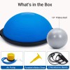 Unbranded 25in Balance Ball, 1600 lbs Half Exercise Ball with