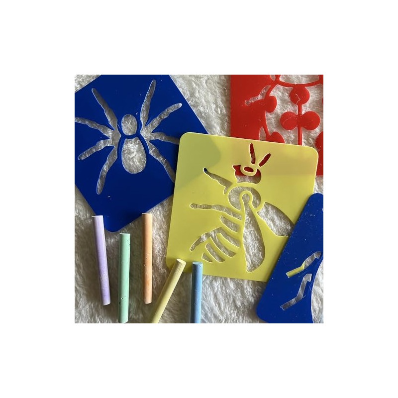 Fun Express Big Bug Stencils - Educational & Creative Learning