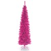 National Tree Pine 7 Foot Pink Tinsel Tree, 7 ft
