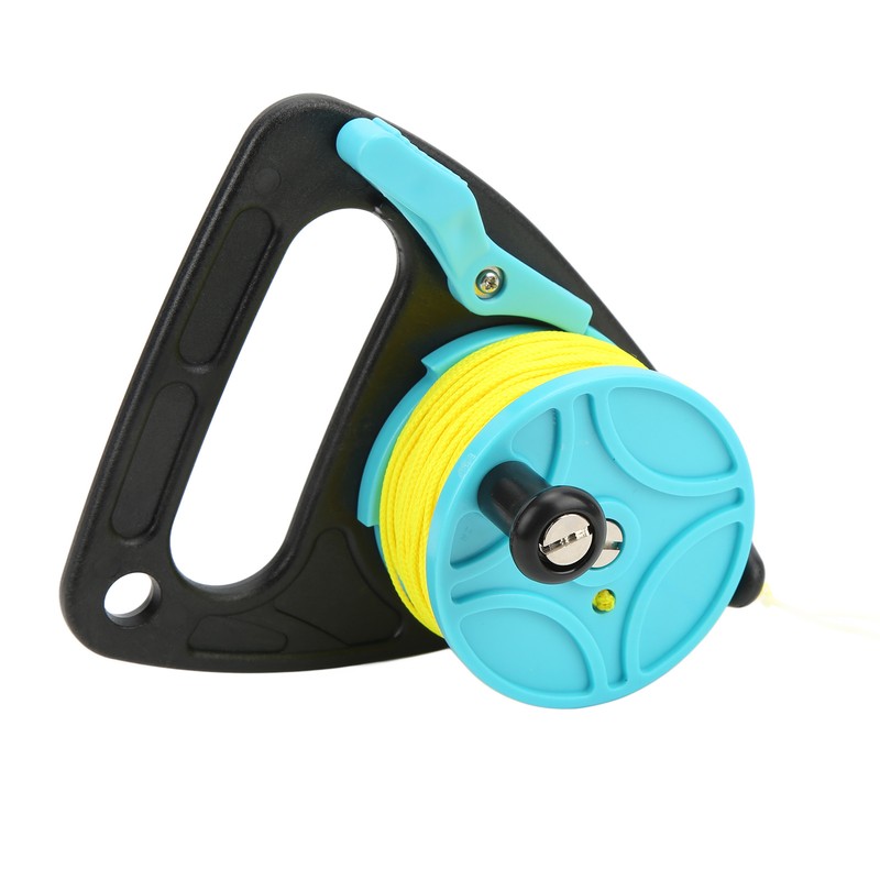Portable Diving Handle Reel Scuba Diving Reel with Thumb Stopper