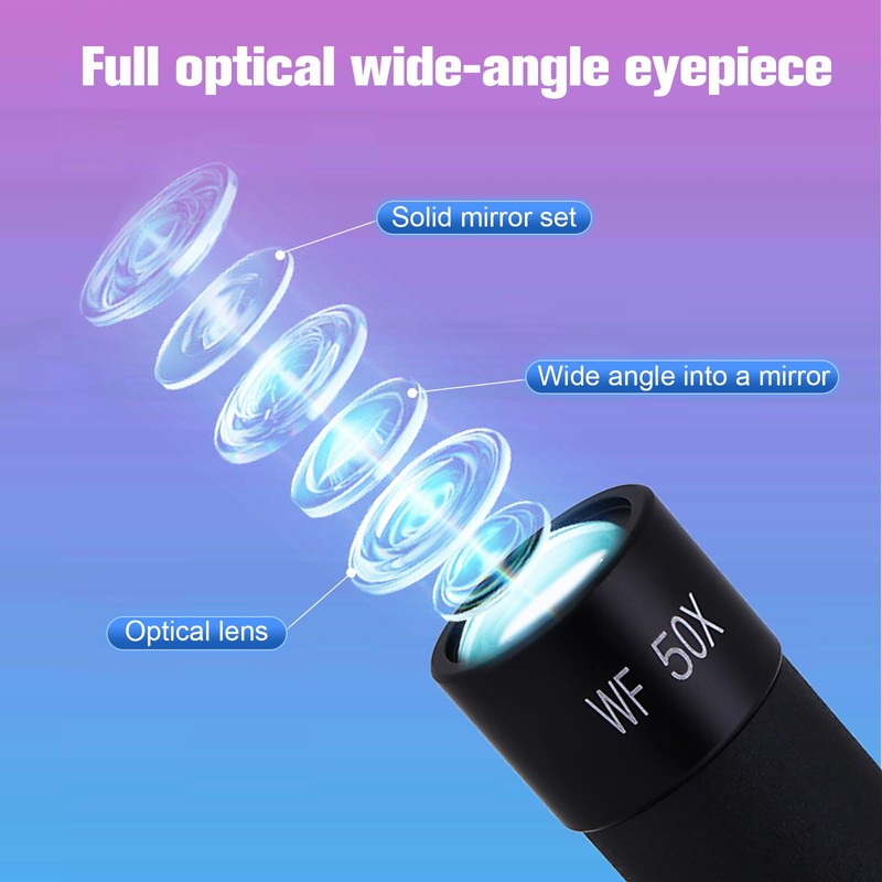 Poothoh compound monocular microscope 40x-2000x magnification Coaxial coarse and fine