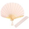 Nishikawa Shoroku Shoten Fan, For Summer, Includes Fan Bag, Minamo