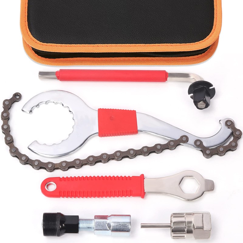 Swpeet 7Pcs Bicycle Repair Tool Assortment Kit, 3 in 1