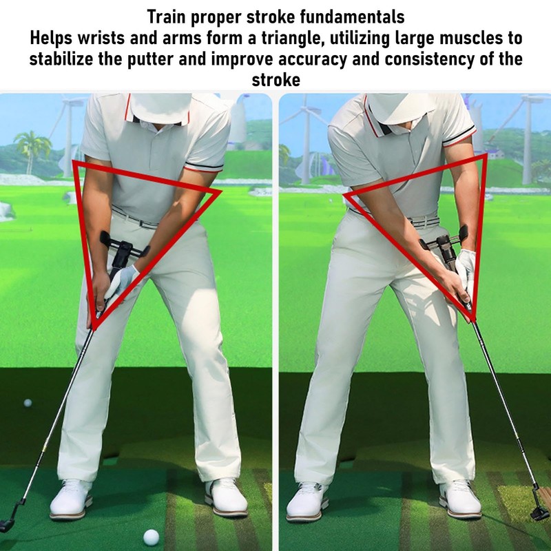 Luocute Golf Putting Aid Trainer, Golf Swing Training for Precision