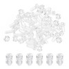 PATIKIL M5x12mm Clear Acrylic Screw and Hex Nut Kit 50
