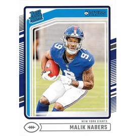 2024 Panini Donruss Football #383 Malik Nabers Rookie Card Giants - Rated Rookie