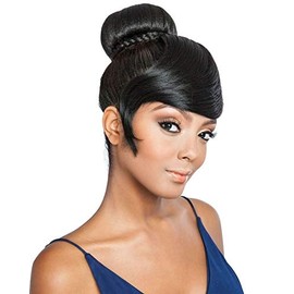 Mane Concept Yellowtail Synthetic Hair Bang Bun - YTBB03 GLAZED (4 Medium Brown)