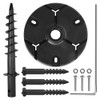 LUTEC Ground Spike for Post Light, Black