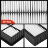A-Premium Filtro de aire de motor de 2 piezas compatible