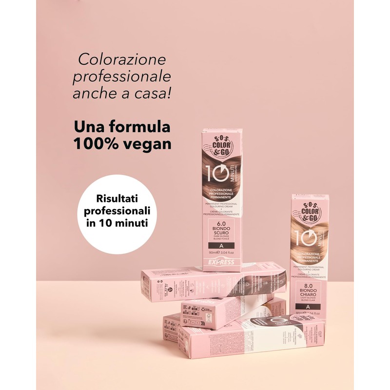 SOS Color & Go Set Colorazione Permanent in 10 Minuti