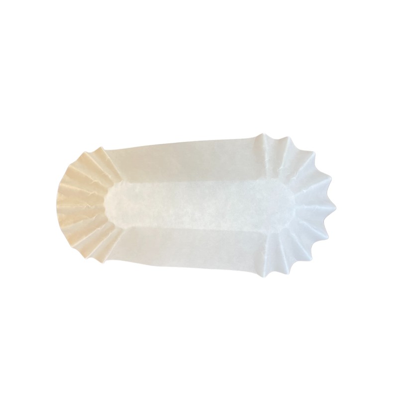 bark and lindy Paper Hot Dog Tray Heavy Weight Fluted