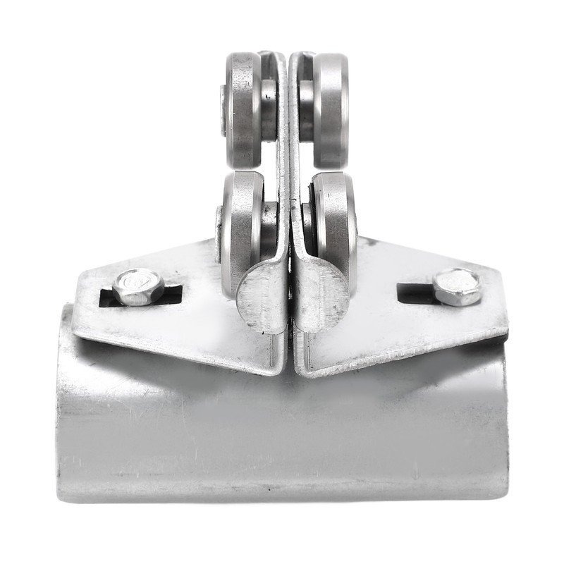 Stainless Steel Track Roller Wheel Trolley 24mm Pulley Diameter Cable