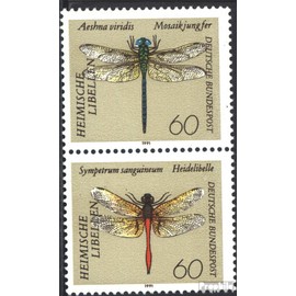 FRD (FR.Germany) SZd7 unmounted Mint/Never hinged ** MNH 1991 Dragonflies (Stamps for Collectors) Invertebrates Other (Insects, Snails, Bees…)