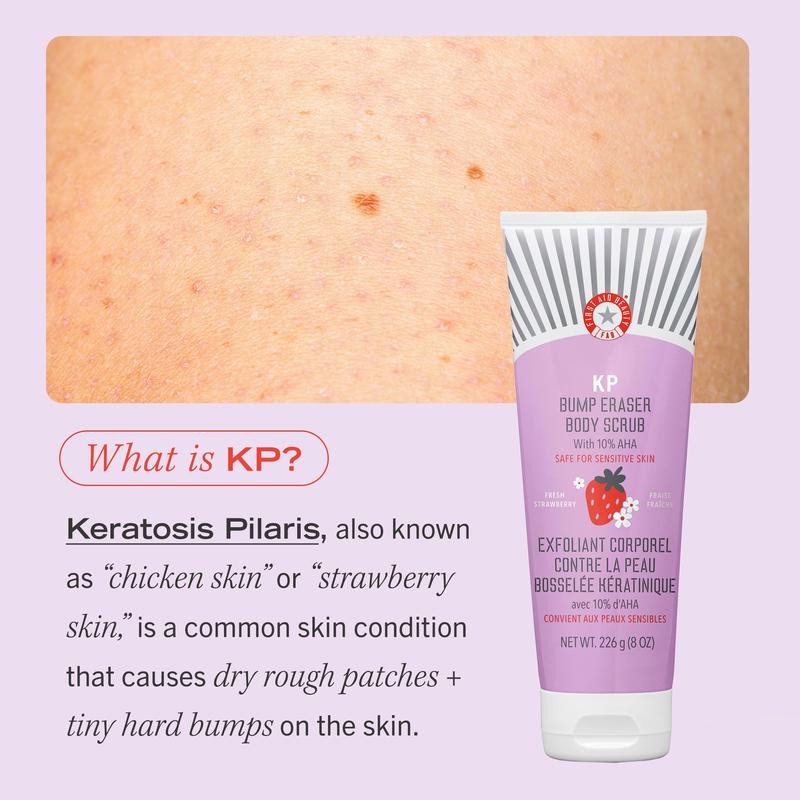 KP Bump Eraser Body Scrub 10% AHA Fresh Strawberry:_2 oz