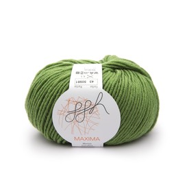 ggh Maxima | Merino wool (superwash) - mulesing free - 50g ball - suitable for knitting and crochet | Colour 043 - Verde