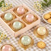 50 Pack 2 Inches Golden Mini Dessert Containers with See