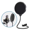 LIUSM Professional Microphone Filter Screen-Mic Pop Blocker Mask Shield With