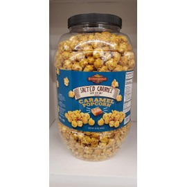 StoneHedge Farms Salted Caramel Popcorn Deliciously Old Fashioned 32 Oz. Tall Tub Jar!!!!!!!!!