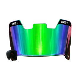 GIKYTEC Football Visor Football Helmet Visor Scratch Resistant UV Block Facial Protection Visor for Youth & Adult (revo-Green)