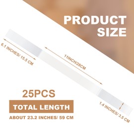 Frienda 25 Pcs 30 Pounds Carry Load Adhesive Carry Handle Plastic and Foam Self Adhesion Carrying Handle Strap Heavy Duty Package for Boxes and Bags Packing Grip Moving Lifting Carrying