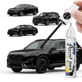XTryfun Crystal Black Pearl (NH-731P) Touch Up Paint Compatible with Honda, DIY Car Paint Scratch Repair, Quick & Easy Fix Automotive Scratch Repair for Civic/CRV/Odyssey/Accord/Pilot/HRV