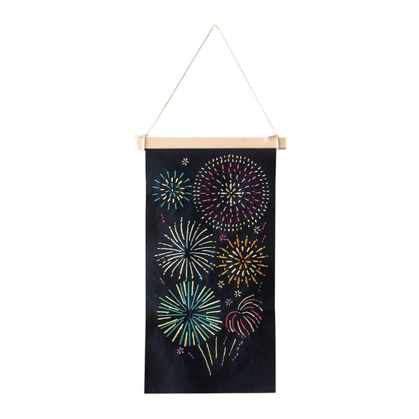 Greenhouse Embroidered Tapestry S Fireworks 4986-B