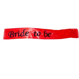 SHATCHI Red Sash Bride to Be Flashing Wedding Hen Party Night Out Bridal Shower Fancy Dress Accessory Decoration