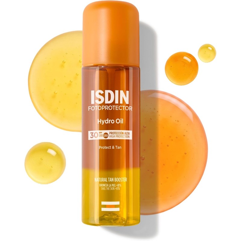 ISDIN Fotoprotector HydroOil SPF 30 - Protector solar corporal bifásico