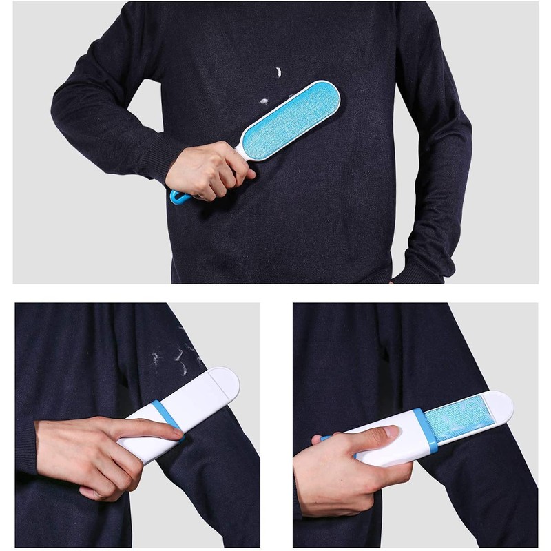 ELGO Pet Brush Double Sided Self Cleaning Furniture Carpet Brush