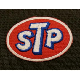 Unbranded STP Logo Patch Automotive Racing  Motor Oil  Embroidered Iron On 2"x2.75" 0029