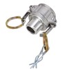2 PCS Aluminum cam lock fittings (3/4" Part B) cam
