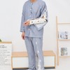 WEEOATAR Nursing Pajamas, Velcro Care Pajamas, All Year, Long Sleeve,
