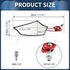INFINAUTO Motorcycle Rear View Mirrors Motorcycle Rear View Mirrors Aluminum