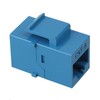 BQLZR Blue CAT6 Female to Female RJ45 Ethernet Gigabit Keystone