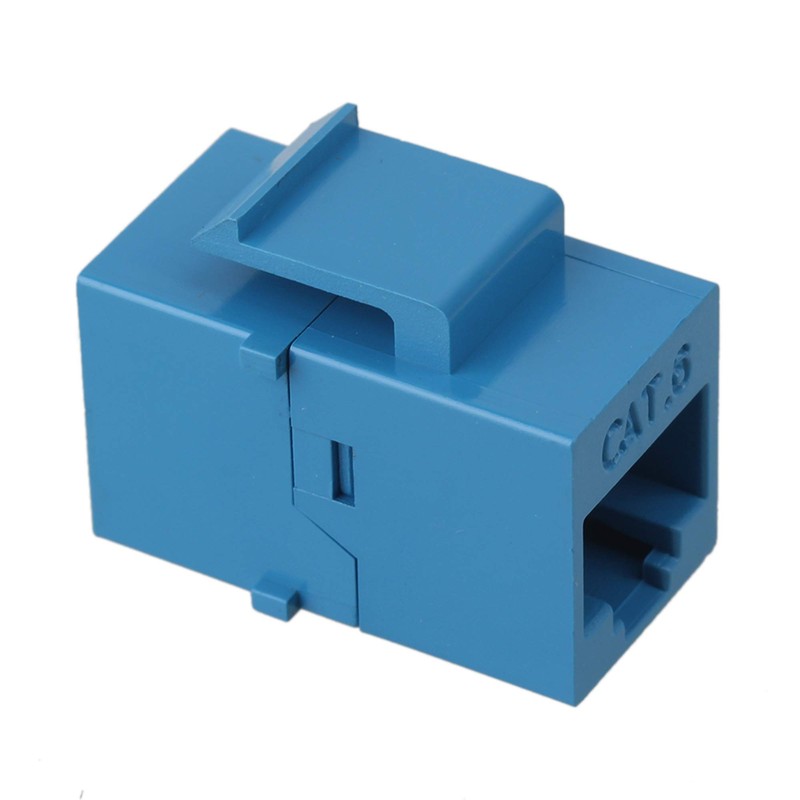 BQLZR Blue CAT6 Female to Female RJ45 Ethernet Gigabit Keystone