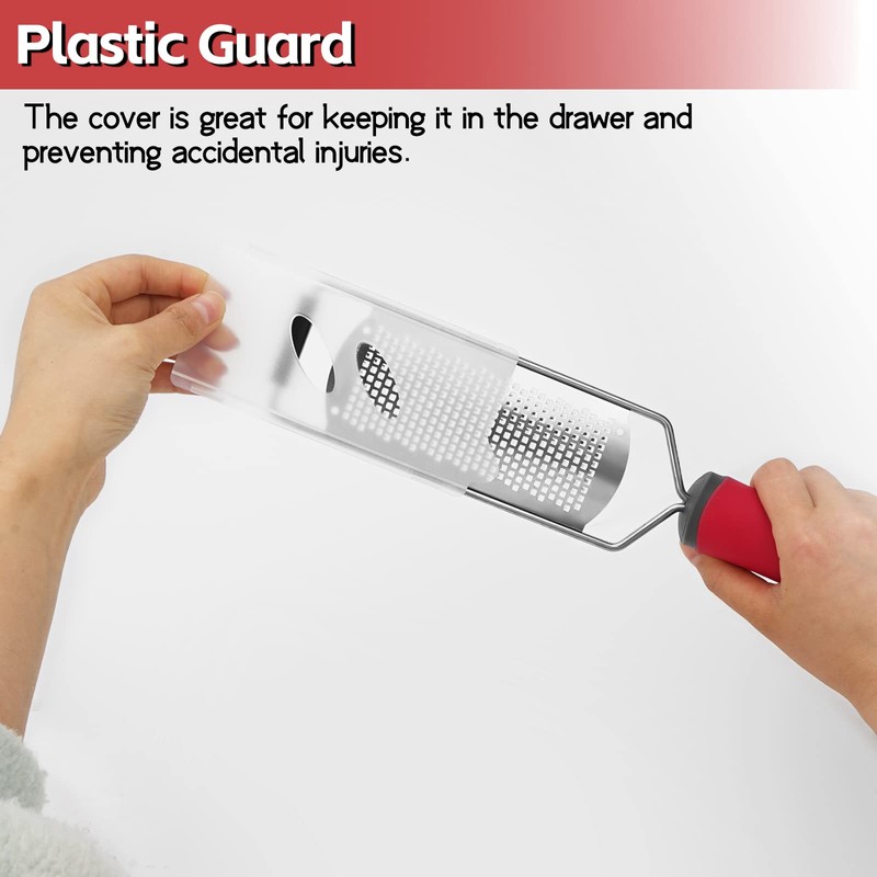 CUESVAP Cheese Grater for Kitchen and Parmesan, 3 in 1