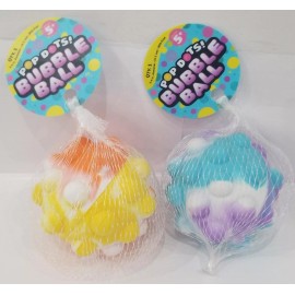 S&T INC. Lot Of 2 Pop Dots! Bubble Balls, Fidget Popper Silicone Sensory Toys