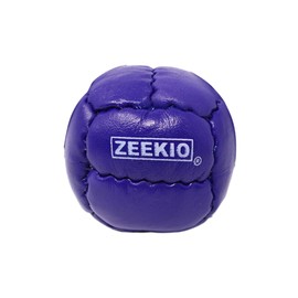 Zeekio Galaxy Juggling Ball - Premium 12 Panel Leather Ball, 130g, 67mm - (1) Single Ball (Purple)