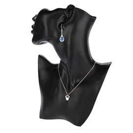 Ruiqas Jewellery Bust Display Earrings Necklaces Chest Display Mannequins Shop Model Display Rack for Jewellery