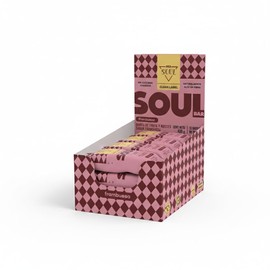 Wild Soul | Barras de Frutas y Nueces | Sabor Frambuesa | Veganas, Sin Azúcar Añadida, Ricas en Fibra| Pack de 12 unidades | 35 g cada barra