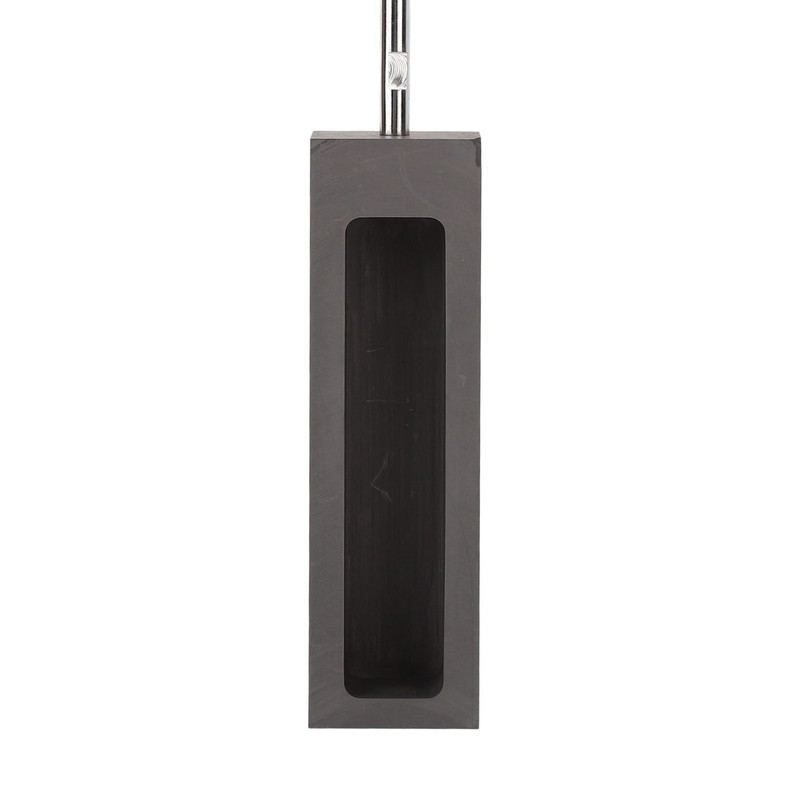 Ingot Graphite Mould Long Handle Graphite Fused Gold 6.6 Lb