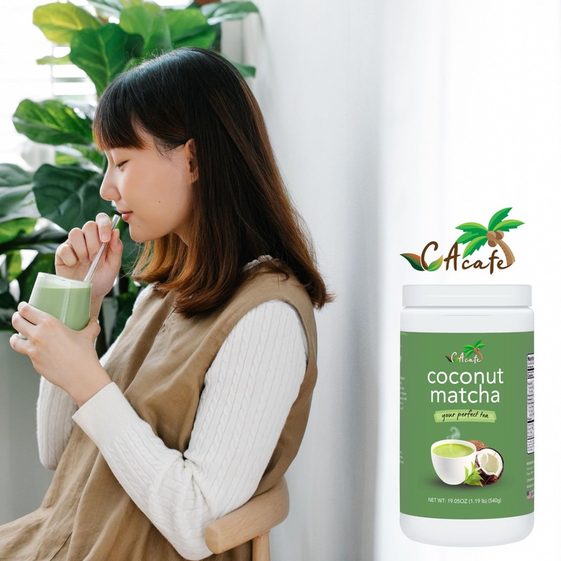 CACafe Coconut Matcha - Creamy & Sweet Japanese Health Drink