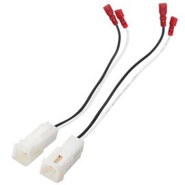 SINGWAYS 2 PCS Front Dash Tweeters Speaker Wiring Harness Adapter Connector Plug Compatible with Jeep Wrangler JK JL JKU/Gladiator/Commander/Compass Aftermarket Dash Tweeters Audio Cable Plug