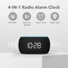 ANJANK Alarm Clock FM Radio with Bluetooth Speaker, Hi-Fi Stereo